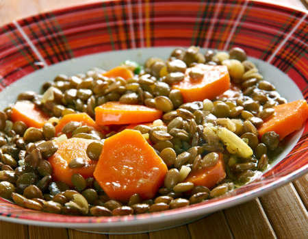Eritrean Lentil Stew - Wat. close upの写真素材