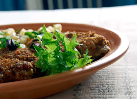 Mince  Cutlets from the liver and pork meat.の写真素材