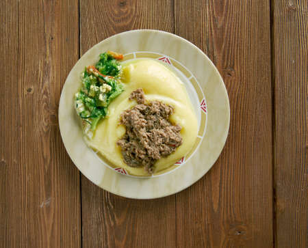 Seswaa - African beef stew. national dish of Botswana.の写真素材