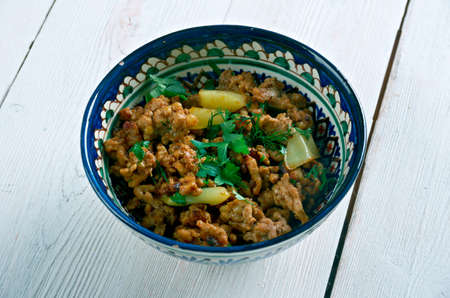 Keema - traditional South Asian meat dish.meant minced meat.