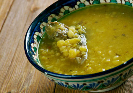 Hyderabadi  Dal Gosht - combination of chana dal and gosht.lamb with lentils