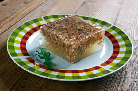 Ciccioli morbidi - pressed cakes of fatty pork.