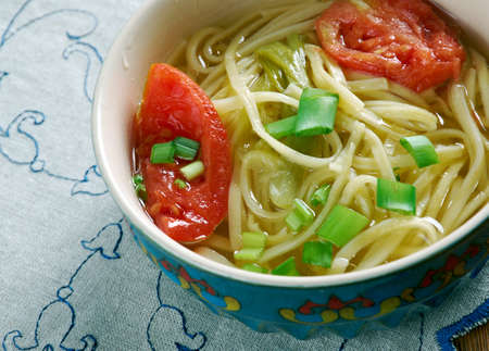 Arishta - Armenian soup with noodlesの写真素材