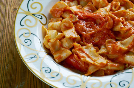 Persian Macaroni  nother delicious and popular Persian dishの写真素材