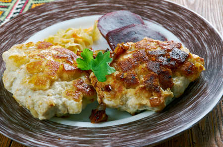 Kotletas jurate  - Lithuanian chicken cutletsの写真素材