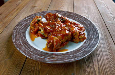 Peruvian adobo chicken. Latin American cuisineの写真素材