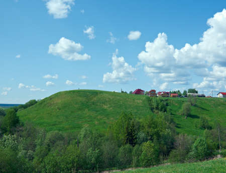 North Russian village.Arkhangelsk oblast.Russian North.の写真素材