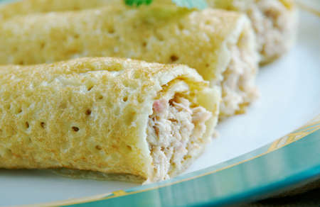 Baked  Chicken Taquitosの写真素材