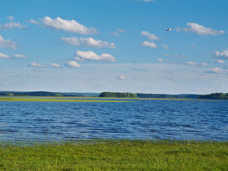 Lake Kenozero . Arkhangelsk region, Russiaの写真素材