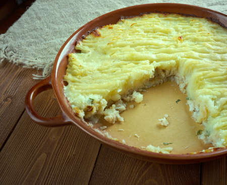 Fishermans Pie. od with potatoes Casseroleの写真素材