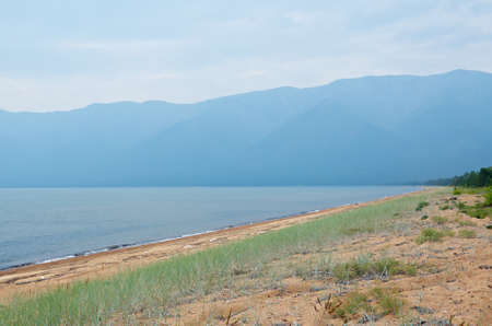 Barguzin Bay - Karga. View to svyatoi Nosの写真素材
