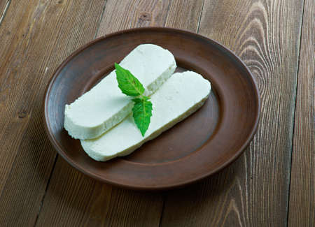 Tushuri Cheeses.Georgian cuisineの写真素材