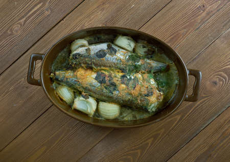 baked Sea Bass  - F?r?nda Levrek Tarifi.Turkish Cuisine.