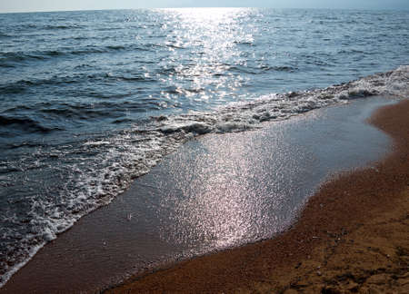 Barguzin Bay - Karga. View to svyatoi Nosの写真素材