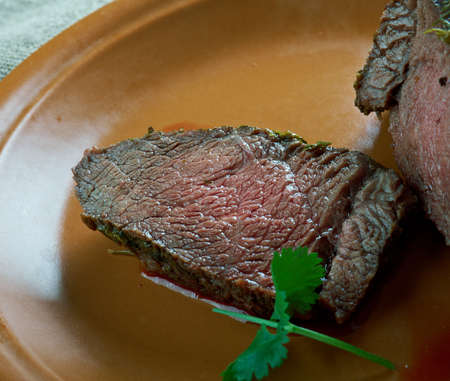 Spiced Corned Silverside Beefの写真素材