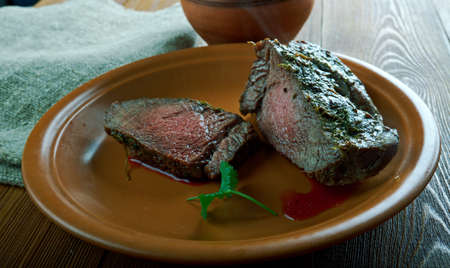 Spiced Corned Silverside Beefの写真素材