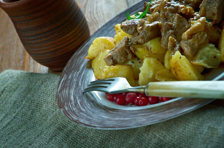 poronkaristys - sauteed venison . Scandinavian kitchen