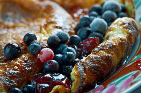 Omlet biszkoptowy - sweet omelette In Poland, Austria,Galichynaの写真素材