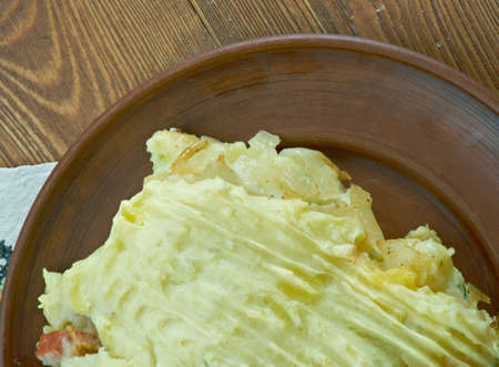 Ancient Russian potato pieの写真素材