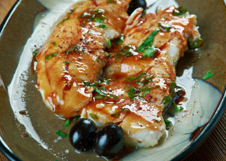 Pan-Seared Cod in White Wine Tomato Basil Sauce