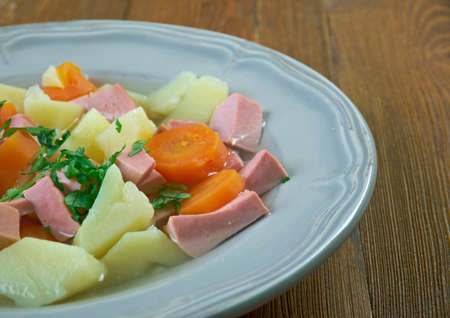 makkarakeitto - Finnish homemade sausage soup
