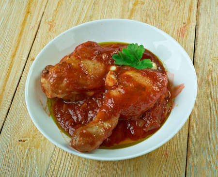 Murgh Do Pyaza - Chicken Do Pyaaza/ non-vegetarian Punjabi dishの写真素材