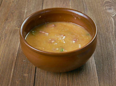 Schwerin cheese soup.German cuisineの写真素材