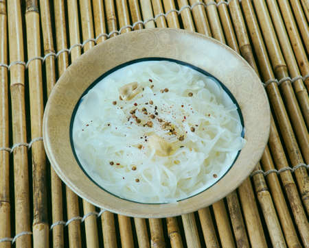 Sevai - type of rice vermicelli popular in Southern India,の写真素材