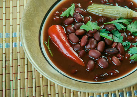 Brenebon -  kidney beans soup commonly found in the Netherlands and Eastern Indonesia,の写真素材