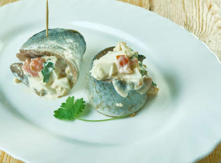 Risos de Gallo - Spain Stuffed Fish Filetsの写真素材