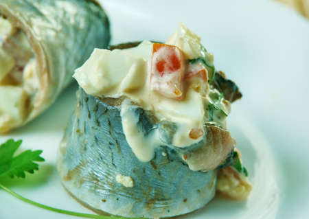 Risos de Gallo - Spain Stuffed Fish Filetsの写真素材