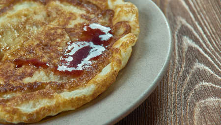 Ffroes  - Welsh pancakes, close upの写真素材