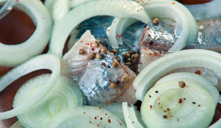 suutarinlohi Salted Atlantic herring. Estonian recipeの写真素材