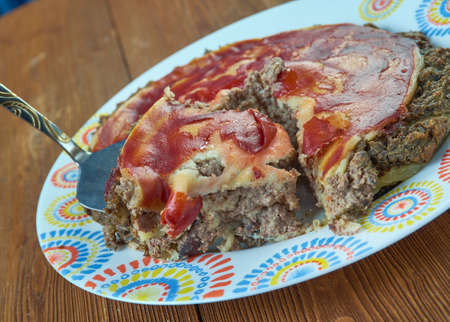 liver cake. home cooking close upの写真素材