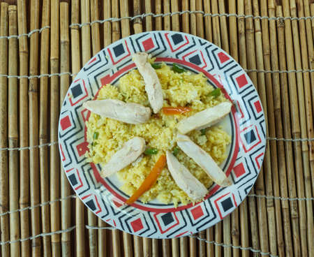 ?stanbul Pilav? - Turkish pilaf with chickenの写真素材