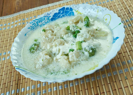 Creamy Cauliflower Chowder -  Creamy Cauliflower Soupの写真素材