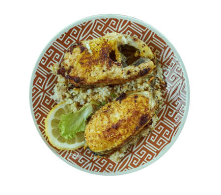 Machli Biryani  - Hyderabadi indian Fish Biryaniの写真素材