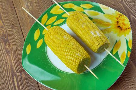 Elote - corn on the cob is a popular street food in Mexico.
