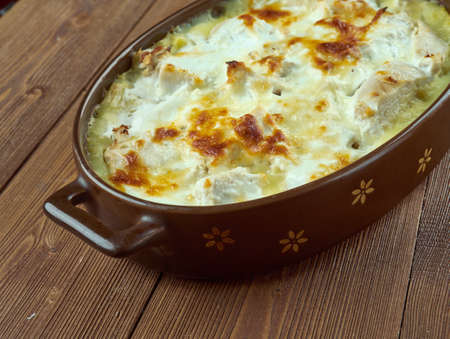 Chicken Tater Bowl - Chicken Mashed Potato Bowl.の写真素材