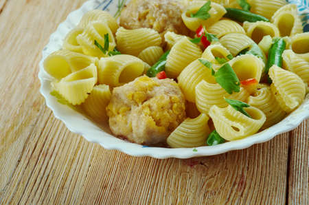 Escudella i carn d'olla -  traditional Catalan soup and stewの写真素材