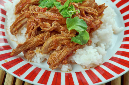 Ropa vieja - the national dishes of Cuba