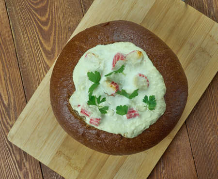 Hot Lobster Dip - New England foodの写真素材