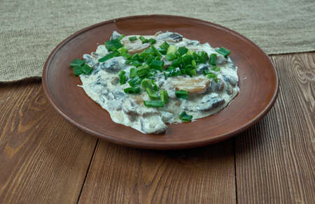 seene-salat - Estonian mushroom saladの写真素材