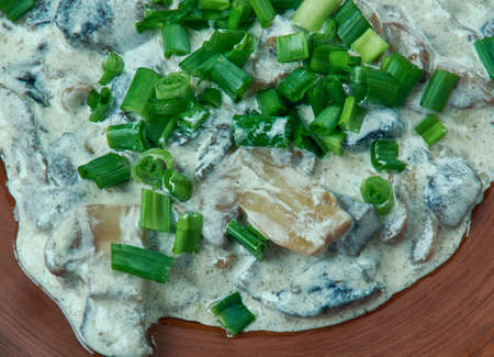 seene-salat - Estonian mushroom saladの写真素材