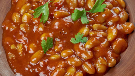 Slow Cooker Baked Brixton Beansの写真素材