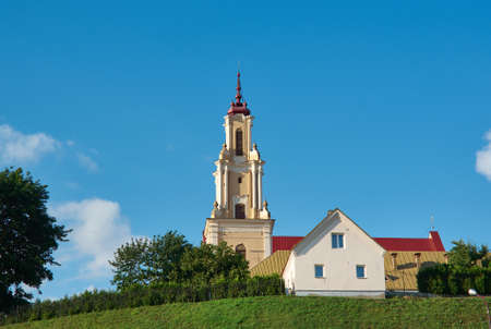 Catholic church and the Monastery of Bernardine in Grodno. Belarus