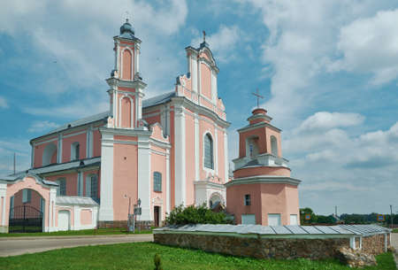 Roman catholic church of St. Peter and Paul. The village of Boruna, Belarus.