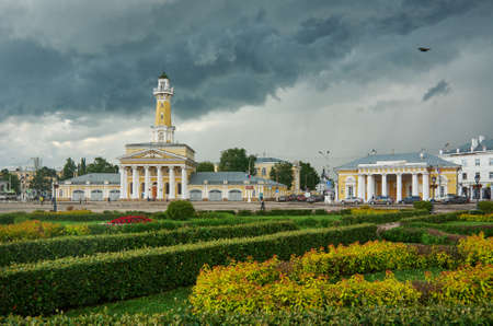 Kostroma, Susaninskaya area. Russia Provincial cityscapeの写真素材
