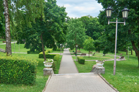 House-Museum of Adam Mickiewiczowa.  Novogrudok, Belarus, 6 July 2017のeditorial素材