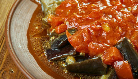 Soslu patlican - Turkish cuisine, Tomato sauce with eggplant